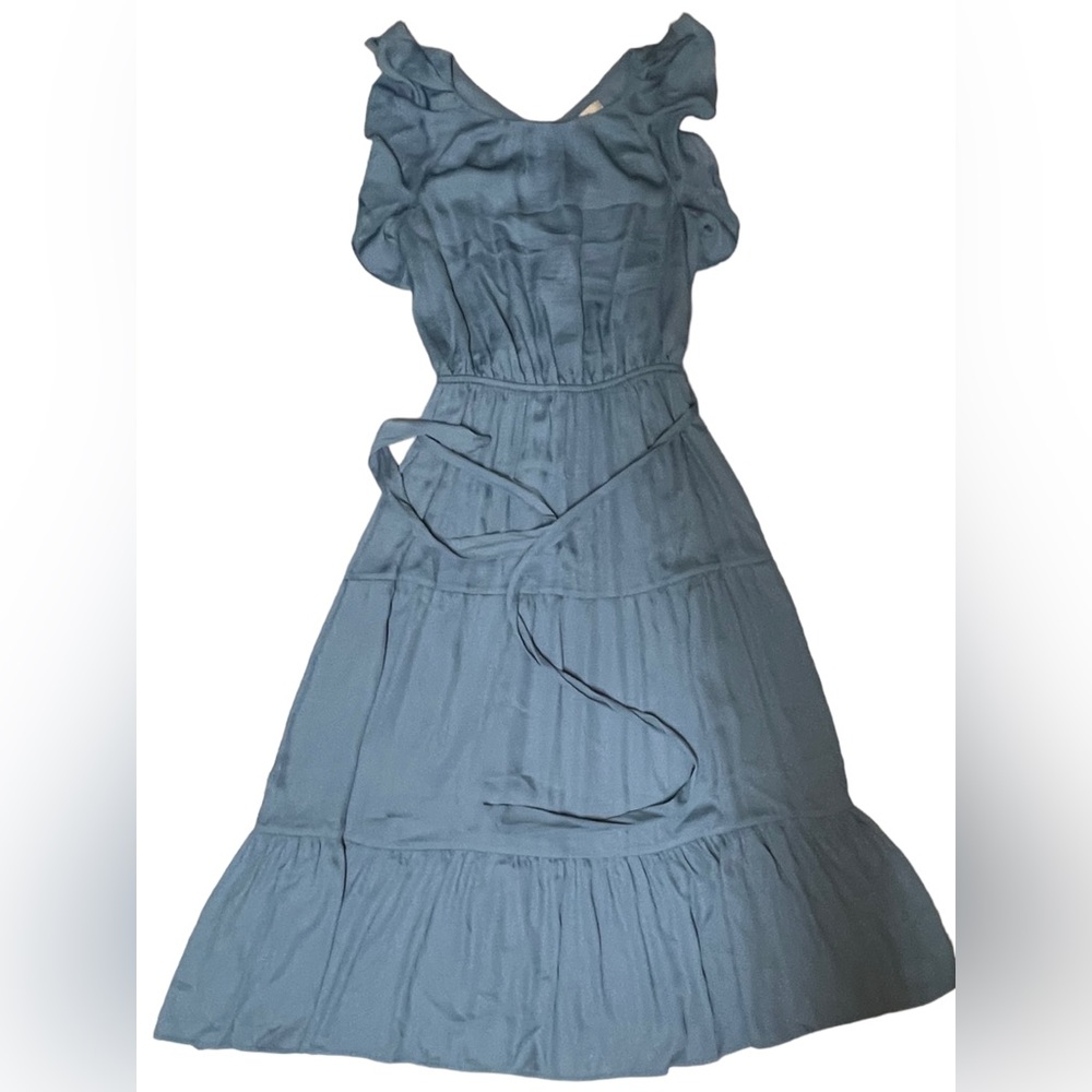 Loft Ruffle Tiered Midi Dress - Picture 8 of 12